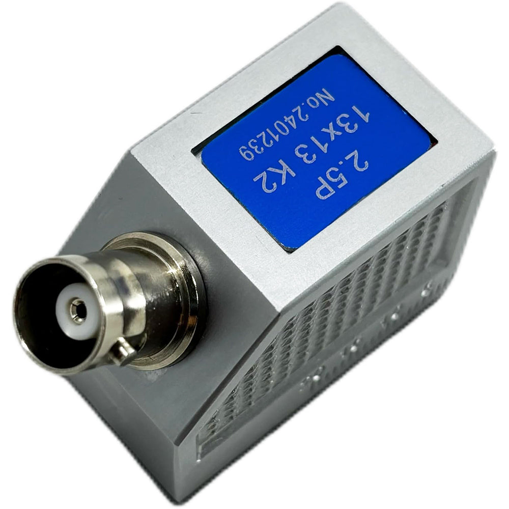 VTSYIQI Angle Beam Probe Transducer Collection Single Crystal Elements 2.5P 13 * 13 K2 for Ultrasonic Flaw Detection