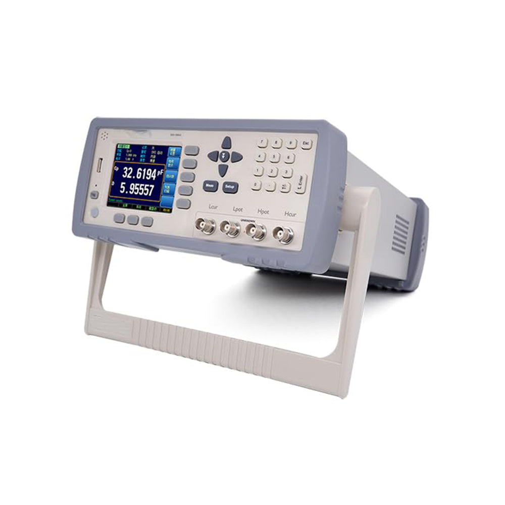 VTSYIQI Precise LCR Bridge Benchtop LCR Instrument with Test Signal Level 0.01Vrms~2.00Vrms (10mV Step) with ALC function Frequency 10Hz~200kHz  DCR 0.00001Ω ~ 99.9999MΩ Accuracy 0.05% ±5dgt