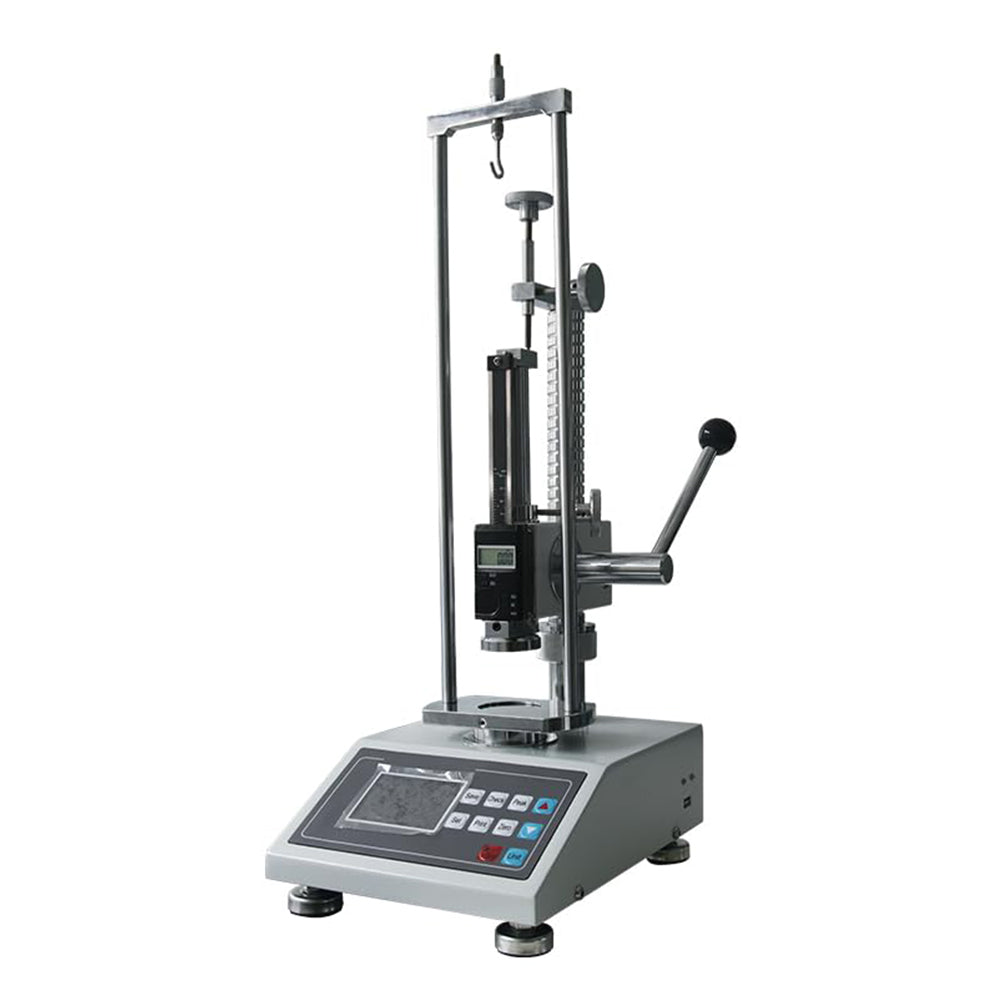 VTSYIQI Spring Tester Spring Testing Machines with Maximum Test Machine Load 200N/20KG/45Lb Resolution 0.01N Indication Error +/-1% Printer Function for Measuring the Stretches and Compression Distortion Value of Spring