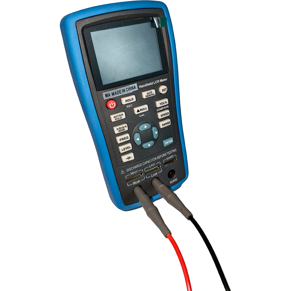 VTSYIQI Digital LCR Meter LCR Bridge LCR Analyzer nductance Resistance Capacitance Tester with Testing Frequency 100Hz 120Hz 1KHz 10KHz 40kHz 100KHz 2.8 TFT LCD Screen Basic Accuracy 0.3% Testing level 0.3Vrms 0.6Vrms