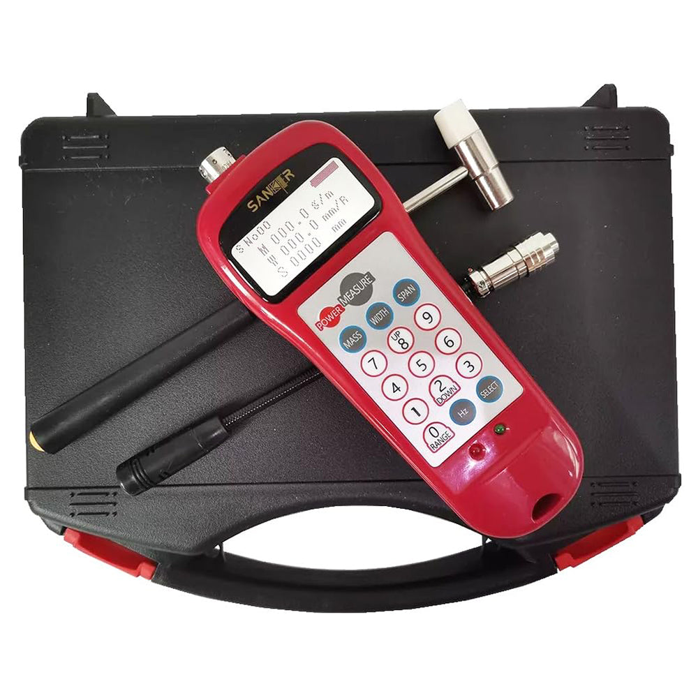 VTSYIQI Sonic Belt Tension Gauge Meter for Most Belt Types with Tension Range 0.01 to 99900N Frequency Range 10Hz to 5000Hz Data Storage Function for V-Belt Series Fabric Covered Belts Multi-vinged Belts Etc