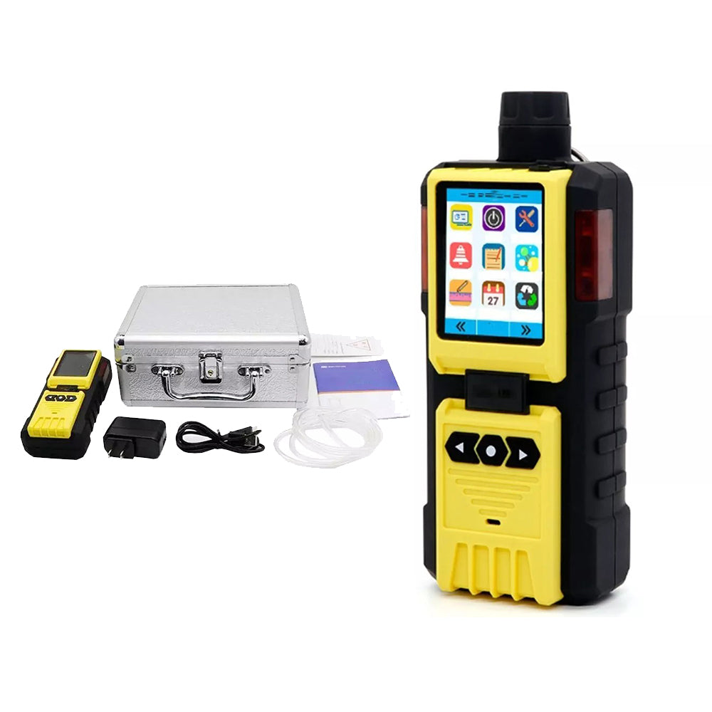 VTSYIQI Ammonia Gas Detector NH3 Gas Detector with Measuring Range 0-100ppm Resolution 1ppm L-Alarm 10ppm H-Alarm 20ppm Accuracy ≦±5% 32-bit Built-in MCU for Petroleum Chemical Environmental Metallurgy