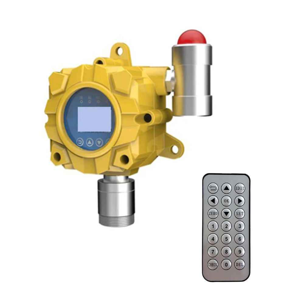 Fixed O2 Area Monitor VTSYIQI O2 Detector Fixed Oxygen Gas Meter Monitor with Wall-mounted I