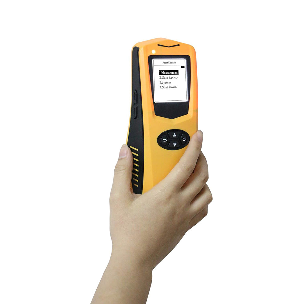 VTSYIQI Concrete Rebar Detector Non-Destructive Rebar Location Equipment with Diameter Measuring Range Φ6-50mm Location Range Φ1-120mm for Reinforcement Detector Position Determination