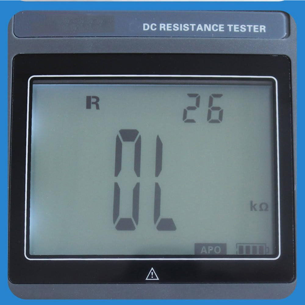 Micro Ohmeter VTSYIQI DC Low Resistance Meter Micro-ohmmeter with Resistance Range 0