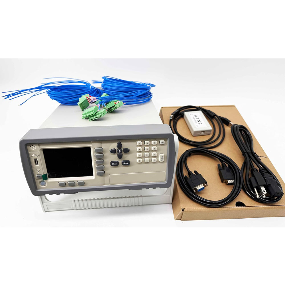 VTSYIQI Multi-Channel Temperature Tester 32 Channel Thermocouple Thermometer Data Logger with Thermocouple J/K/T/E/S/N/B/R Range -200℃ To 1800℃ USB RS232C Interface Each Channel High & Low Beep Function