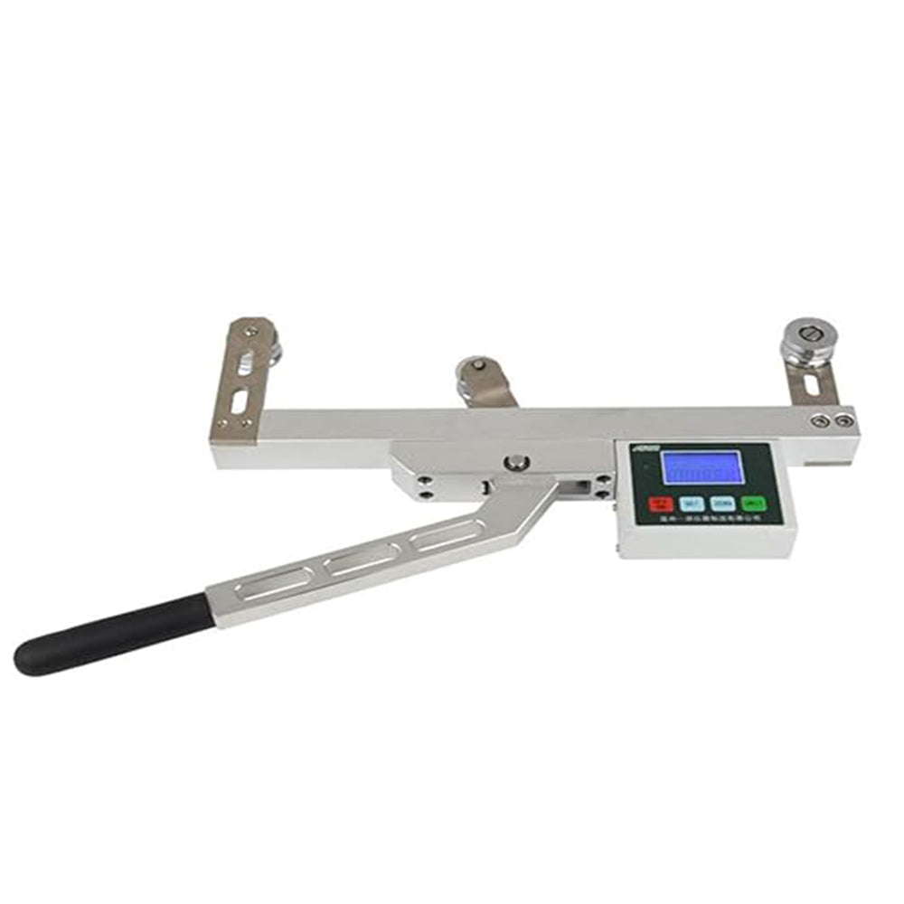 VTSYIQI Wire Rope Tension Meter Gauge Wire Tension Tester with Digital Display Measurment Range 5000N Three Switchable Force Values Aluminum Alloy Structure for Testing Wire Rope Cable Fibre and Rope Tension in a Variety of Fields