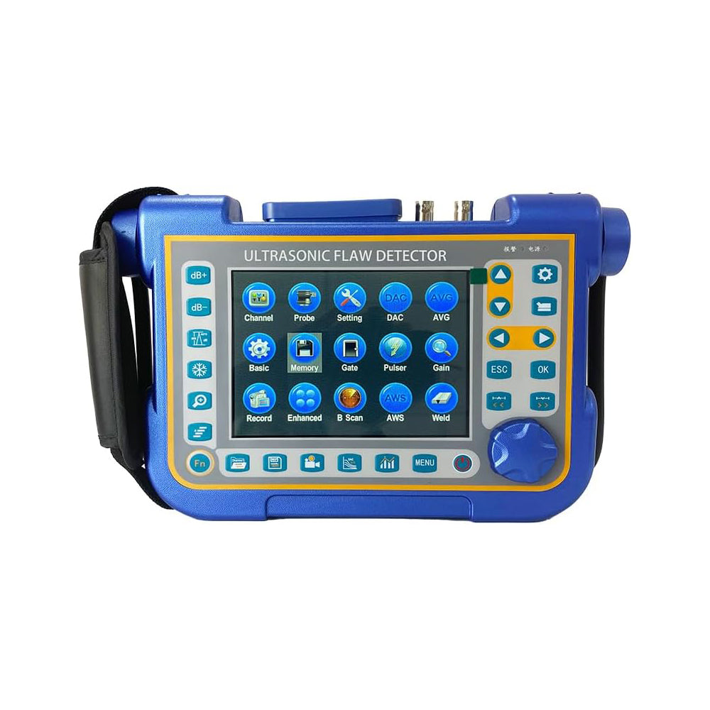 VTSYIQI Ultrasonic Flaw Detector Machine with 100~20000m/s Velocity | Built-In Video Recorder Saves Up To 10 Five-Minute Test Videos Pause Fast Forward Rewind Tools For Post-Test Defect Analysis
