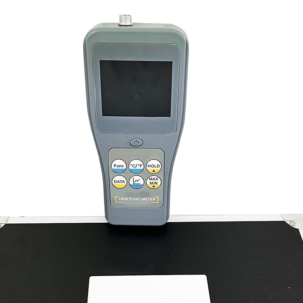 VTSYIQI Split Multifunctional Dew Point Meter Dewpoint Meter with Color LCD Display for Measuring Ambient Temperature Relative Humidity Dew Point Temperature, Wet Bulb Temperature Absolute Humidity PPMv