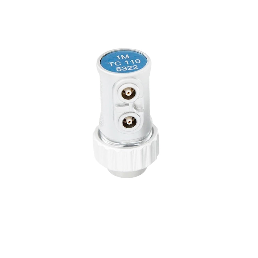 VTSYIQI Dual Element Ultrasonic Thickness Probe Transducer with Frequency 1MHz Crystal Diameter 12mm Measurement Range 4.0-508mm Suitable for UM-2 UM-4 UM-5 Series