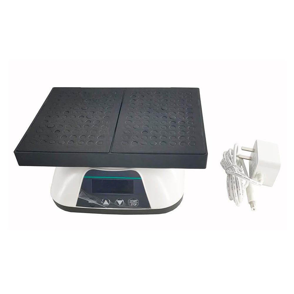 VTSYIQI Digital Microplate Shakers Microplate Oscillator with Horizontal Gyration Amplitude 4mm RPM Range 100-1200rpm RPM Increment 10rpm Large Handling Capacity Brushless Motor  ﻿