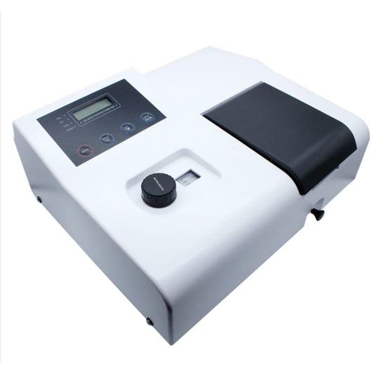 VTSYIQI Digital Visible Spectrophotometer Lab Colorimeter with Spectral Bandwidth 4NM Wavelength Range 320 to 1020NM for Food Petrochemical Industry Test