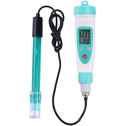 VTSYIQI Portable Digital Pen PH Meter Tester Kit Water Quality Tester with 0.01 pH Accuracy 3 Point Autox Calibration ATC External Connection Electrode Tester