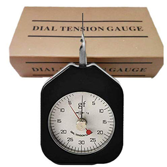 VTSYIQI Dial Tension Gauge Tester Gram Force Meter Double Pointer 500g