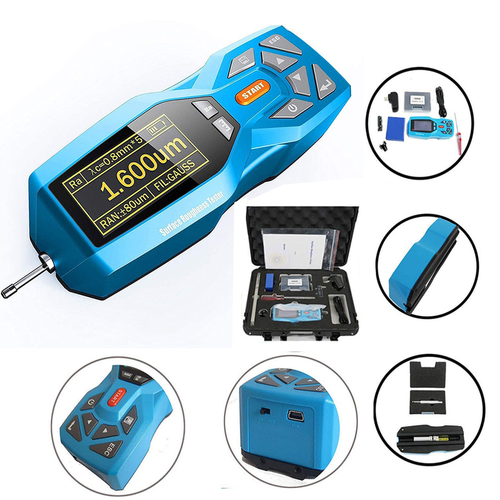 VTSYIQI Surface Roughness Tester Professional Profilometer Measurement