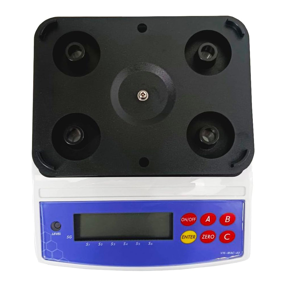 VTSYIQI High Precision Solid Densimeter Solid Density Tester for Rubber Pplastic Tire Shoe Materials Wire and Cable Electrical Apparatus with Density Resolution 0.0001g/cm3 Standard Deviation 0.001g Weight Range 0.001~200g
