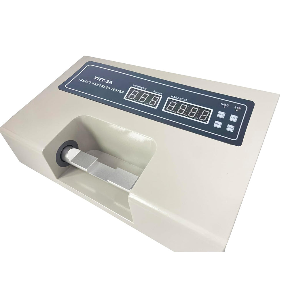 VTSYIQI Tablet Hardness Tester Gauge Meter Durometer with Auto Press Tablet Function Hardness Range 2 to 199.9N Accuracy ±1.5% for Detecting Breaking Hardness of Tablet