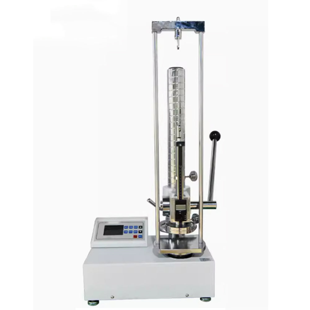 VTSYIQI Spring Pressure Tester Spring Compression Testing Machine with Printer Function Measurable Maximum Free Length of Spring 200mm Maximum Test Machine Load 3000N/300KG/650Lb Indication Error +/-1% for Test Extension and Compression Force