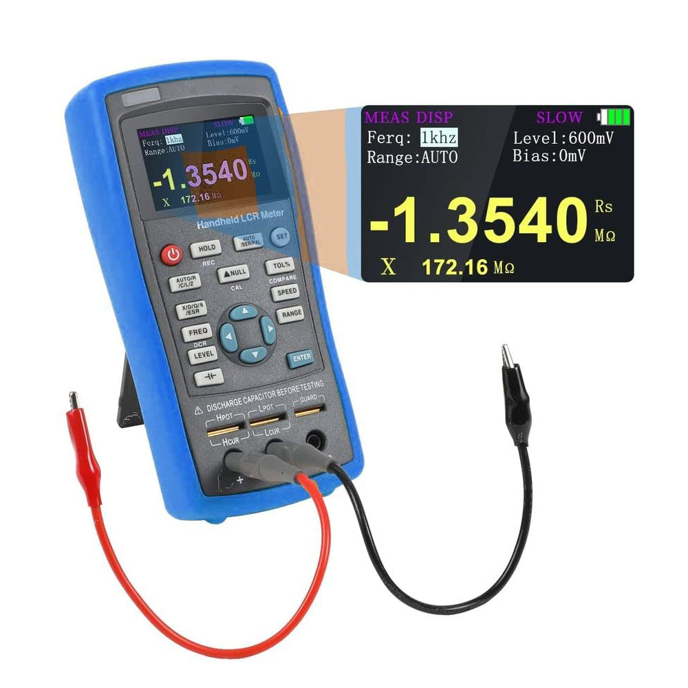 VTSYIQI High Precision LCR Meter Continuously Adjustable LCR Meter Inductance Resistance Capacitance Tester Meter with USB Interface RS232C Frequency 100Hz-100KHz Continuously Adjustable Accuracy 0.2%