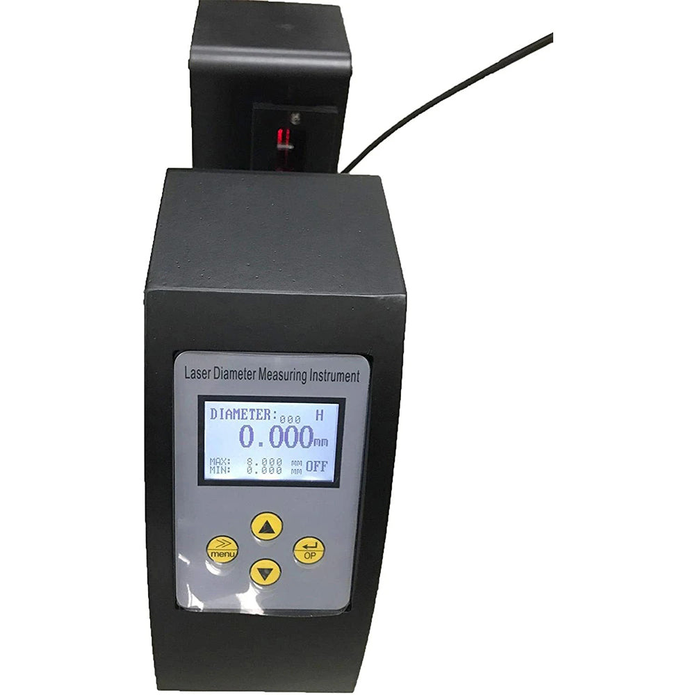 VTSYIQI High Precision Laser Diameter Gauge Non-Contact Laser Diameter Gauge for Widely using in the Test of Round Wire Materials with Measuring Range 0.2-30mm Sensitivity 1um Measuring Accuracy ±2um