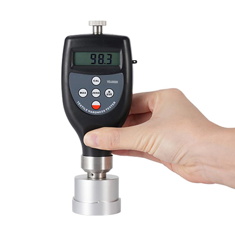 VTSYIQI Textile Hardness Meter Portable Textile Hardness Meter with Indenter Ball 2.5mmΦ Accuracy≤±1H Display Range 0-100H Testing Range 10-90H for Closely Wound Bobbins of Synthetic, Finished Fibers and Filaments