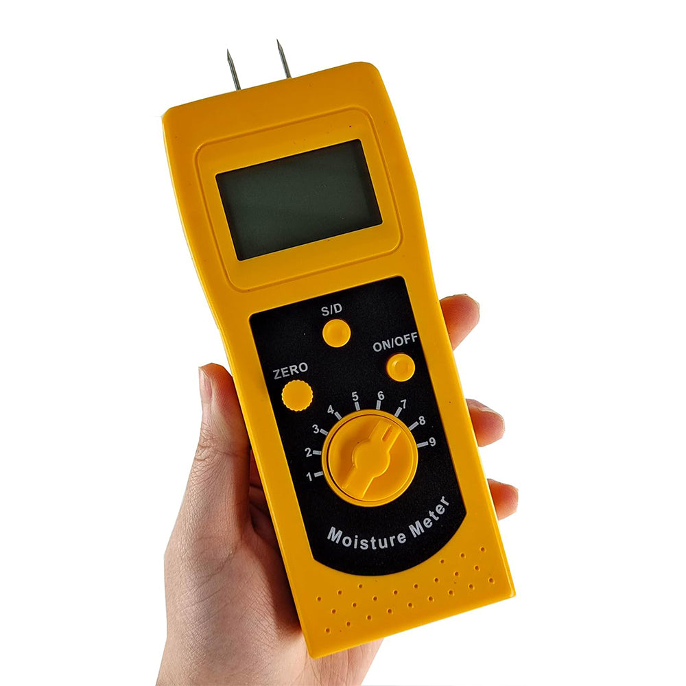 VTSYIQI Fresh Meat Moisture Tester Meat Moisture Meter Meat Moisture Analyzer for Measuring Pork Beef Mutton Lamb Chicken Poultry Meat with Insert Type Measurement Range 10%~90% Backlight Display