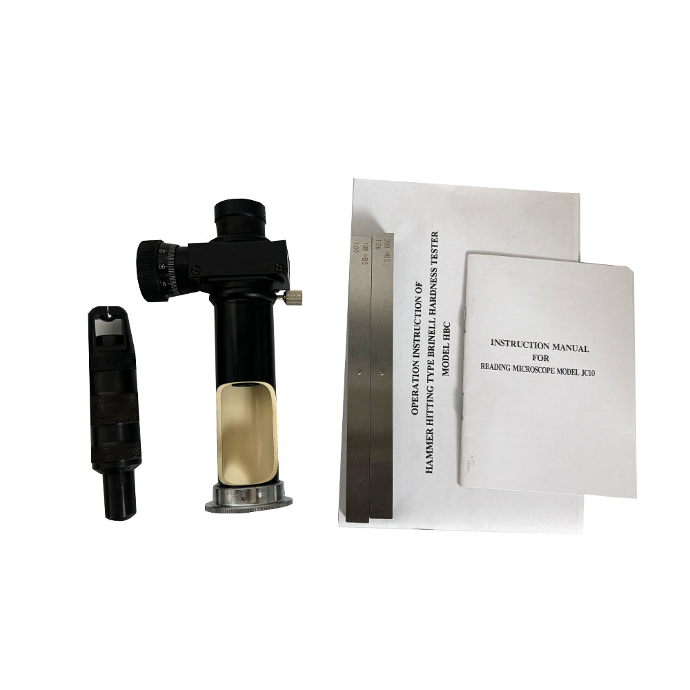 VTSYIQI Hammer Hit Brinell Hardness Durometer with  Measuring Range < 450 HBS Diameter of Steel Ball Dia10mm for Determining The Brinell Hardness of Ferrous Non-Ferrous Metals and Tensile Strength of Steel Products