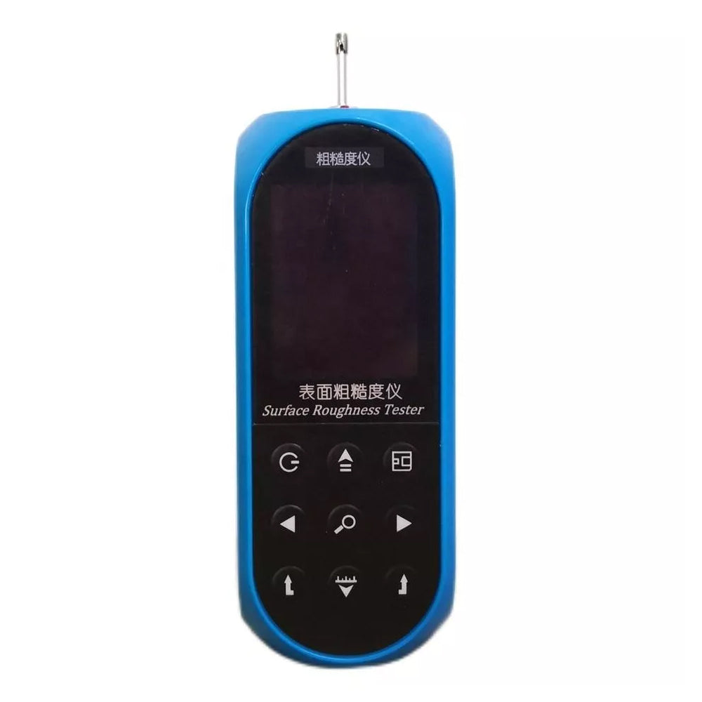 VTSYIQI Digital Surface Roughness Tester Gauge Meter with 18 Measurement Parameters Measurement Range Z-axis 160μm X-axis 17.5mm ISO4287  ANSI B46.1 DIN4768  JIS B601 Standard Blue Shell for Measure a Variety of Machined Parts