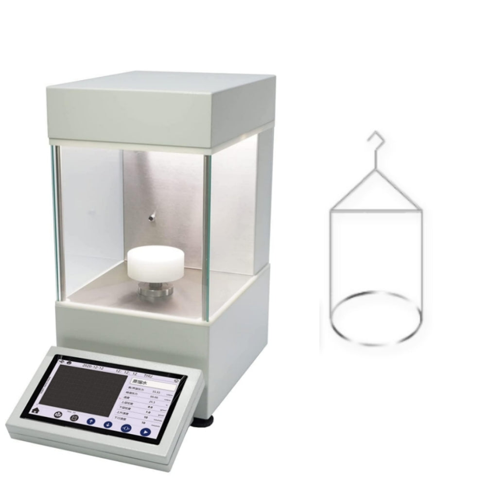 VTSYIQI Du Nouy Tensiometer Automatic Surface Tensiometer with Du Nouy Ring Method Range 0 to 2000 mN/m Accuracy 0.1mN/m U Disk Operation Method Automatic Lifting and Lowering of Sample Stage Automatic Measurement