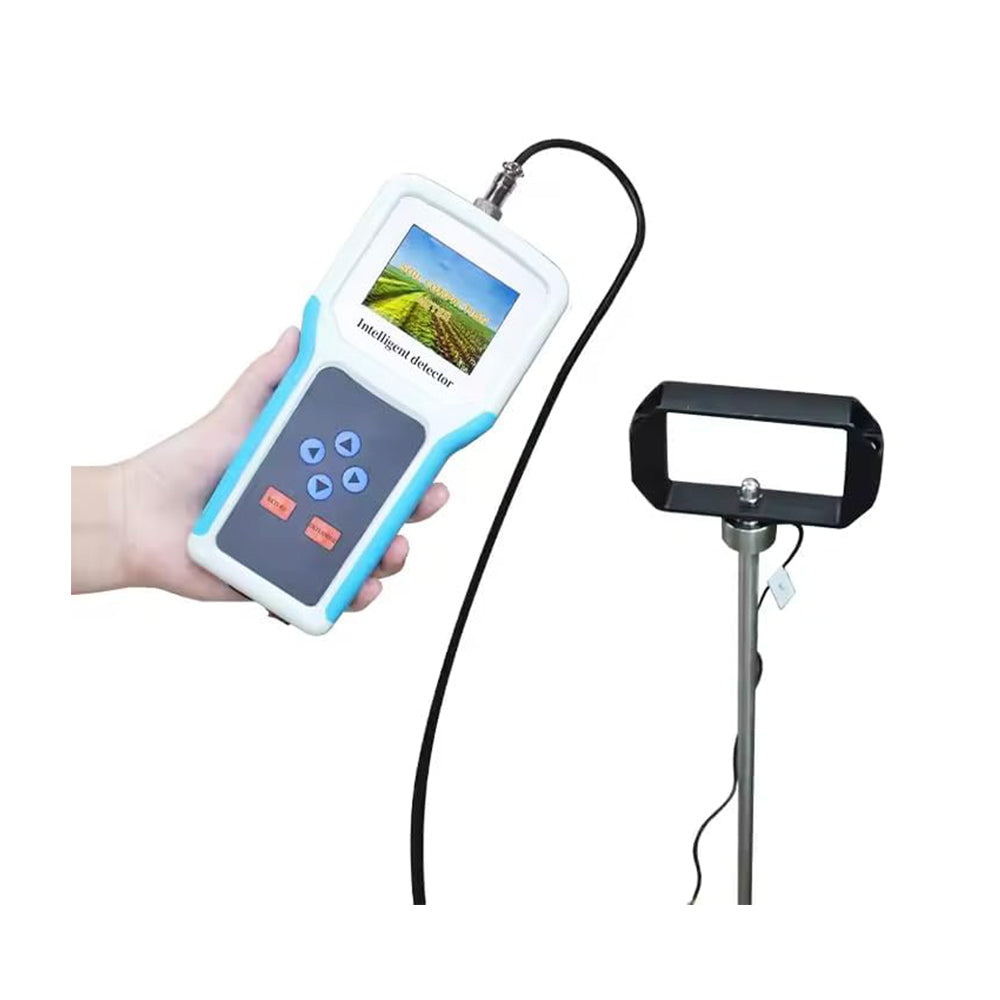 VTSYIQI Soil Firmness Tester Soil Compaction Tester with Measuring Depth 50cm Soil Compaction Sensor Range 0-100kg Split Probe GPS Location Accuracy 0.1% F.S for Measuring Soil Firmness