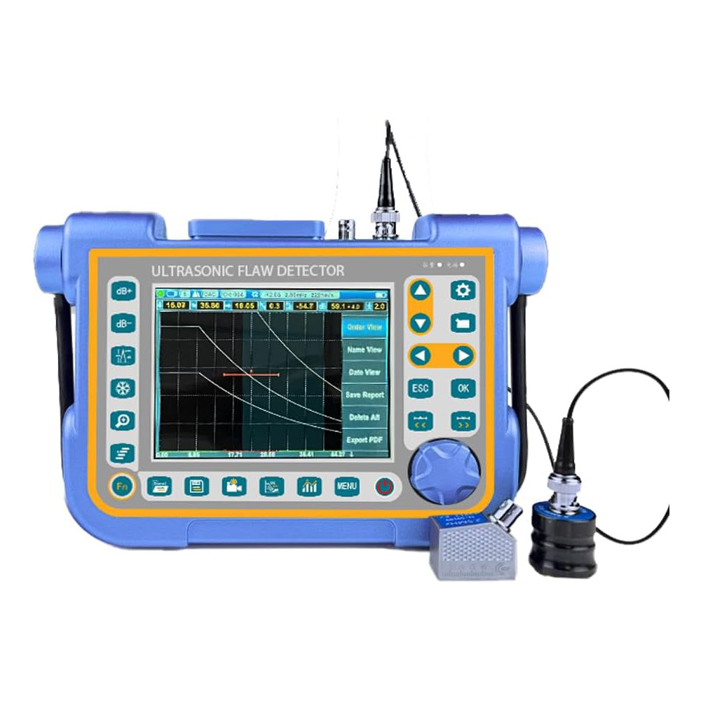 VTSYIQI Digital Ultrasonic Flaw Detector with PC Connection Function | Ergonomic Waterproof & Oilproof Body With Scratch-Resistant Glass Panel Paired Two Stands For Lab Outdoor Field Inspection