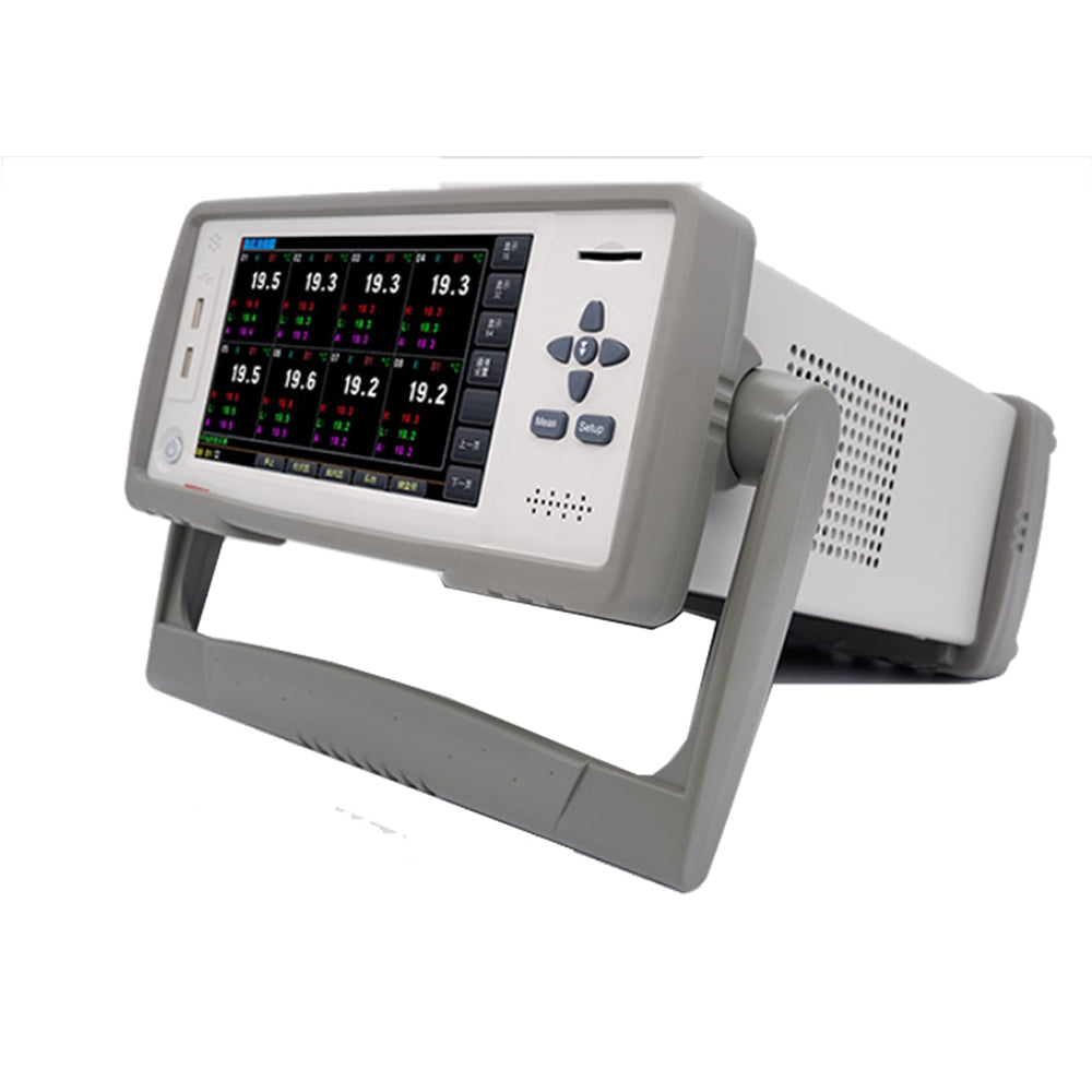 VTSYIQI 24 Channel Thermocouple Data Logger Multi Channel Temperature Tester 24 Channel Professional Temperature Tester Data Logger with Resolution 0.01℃ Range -200℃ -1800℃ Accuracy 0.2% USB