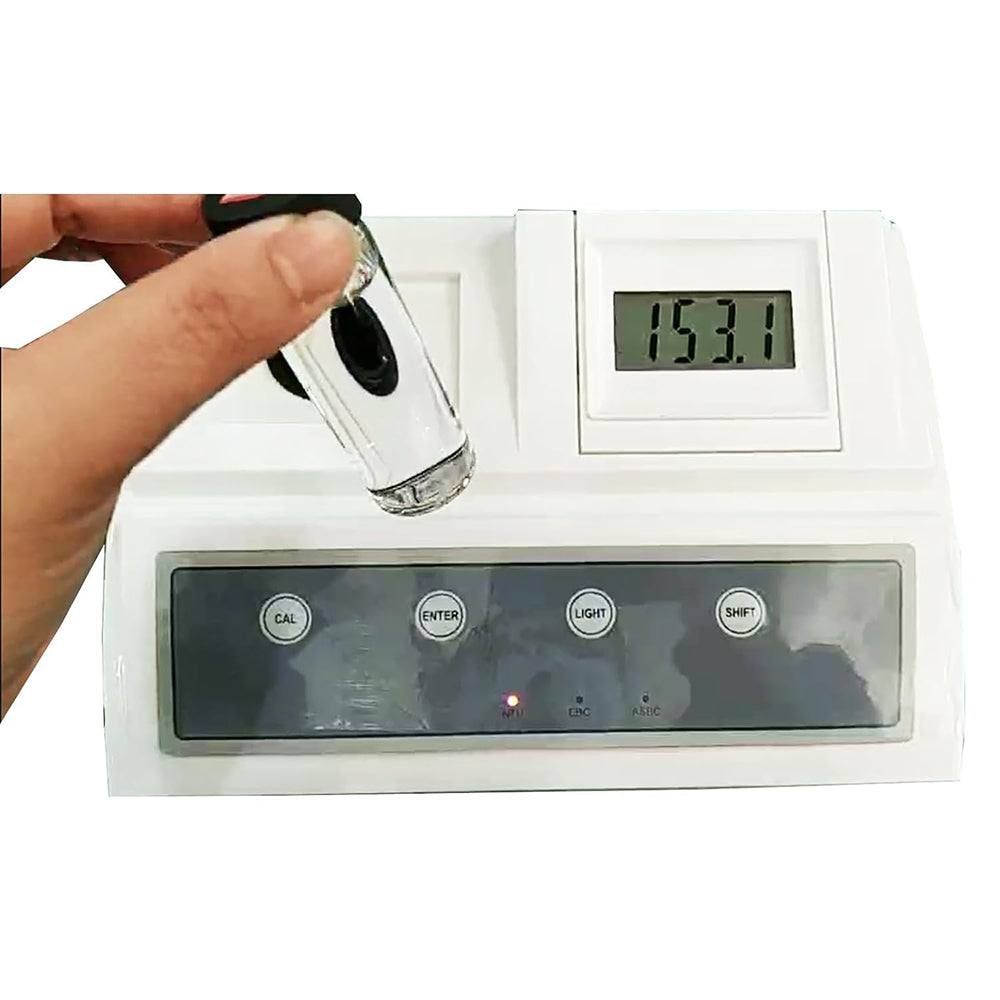 VTSYIQI Desktop Turbidity Meter Benchtop Turbidity Meters Digital Turbidity Meter with RS232 Interface Formazine Standard Turbidity Solution Measurement Range 0 to 20 NTU Resolution 0.01NTU Accuracy ±2.5%F.S