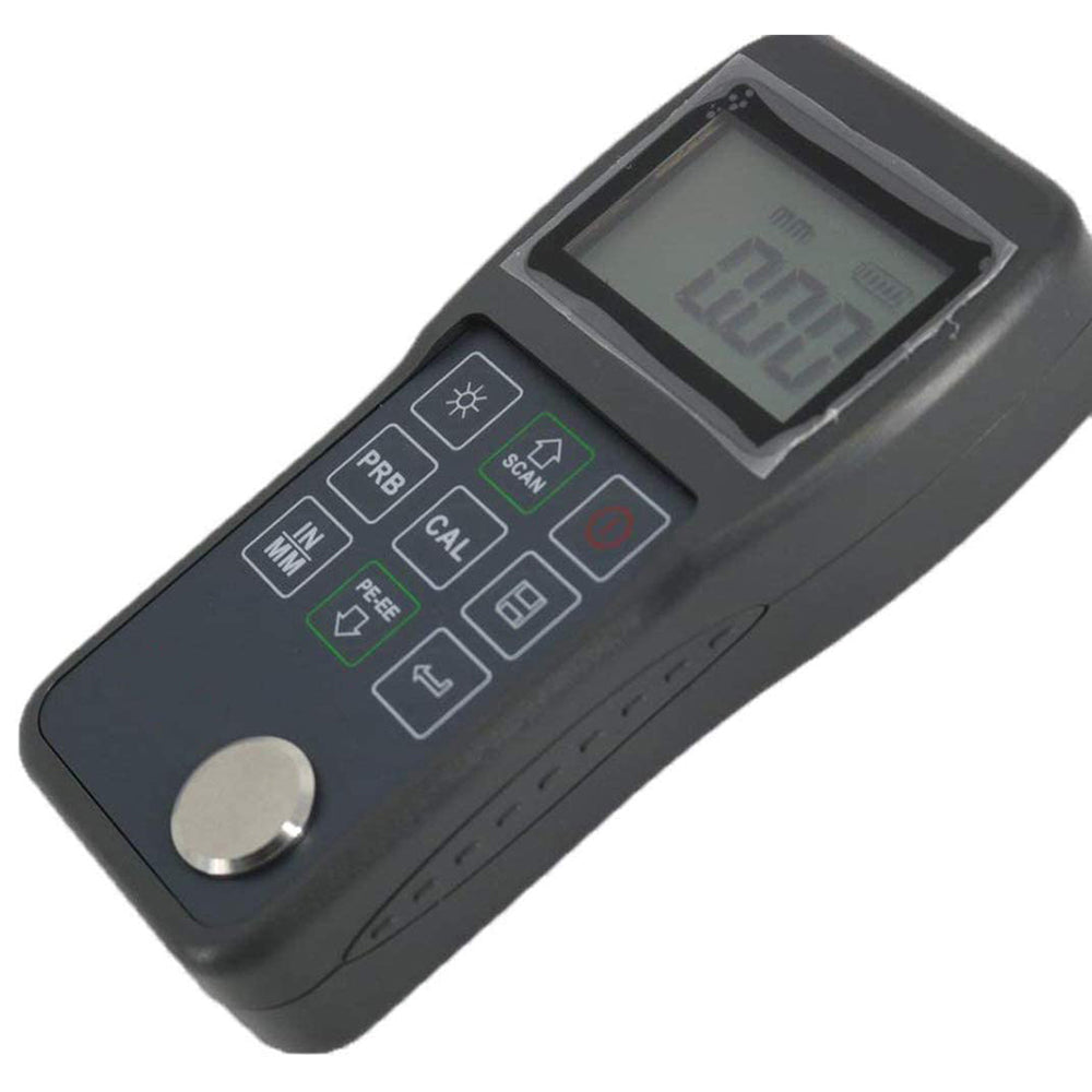 VTSYIQI Digital Through Coating Ultrasonic Thickness Gauge with 0.025inch to 23.62inch P5EE Probe Transducer P-E and E-E Echo-Echo