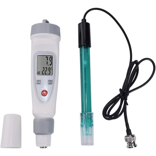 VTSYIQI Professional Pen PH Meter Tester Kit Water Quality Tester with 0.1 pH Accuracy 3 Point Autox Calibration ATC External Connection Electrode Tester