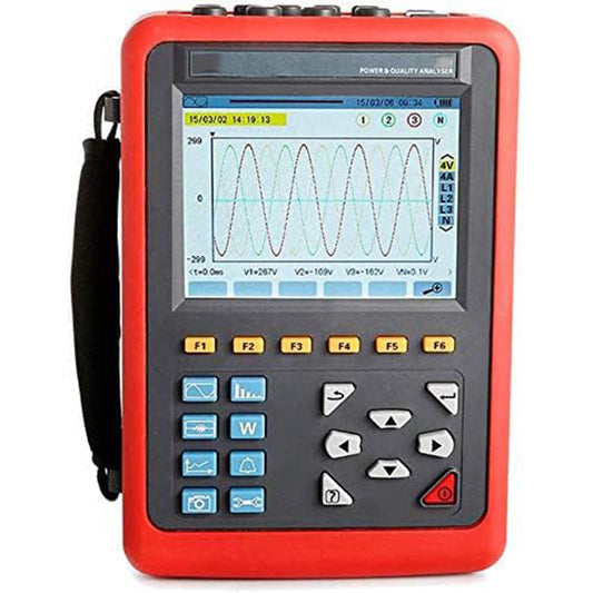 VTSYIQI 3 Phase Power Analyzer Meter with Current Sensor 008B Range AC 10mA to 10.0A Clamp Size 7.5mm×13mm