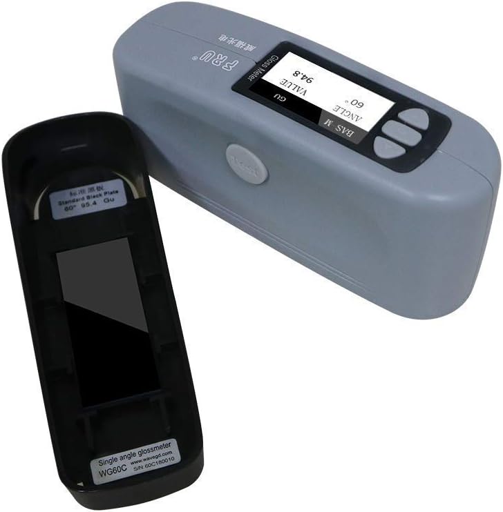 YG60S 60 Gradi Economico Gloss Meter Glossmeter 0 a 200GU con -Calibrazione per Inchiostro Ceramica