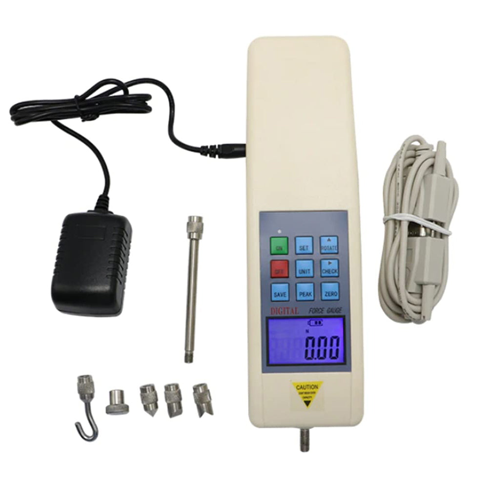 VTSYIQI Digital Push-Pull Gauge Meter Tester Dynamometer Digital Force Gauge with Capacity 10N Resolution 0.01N