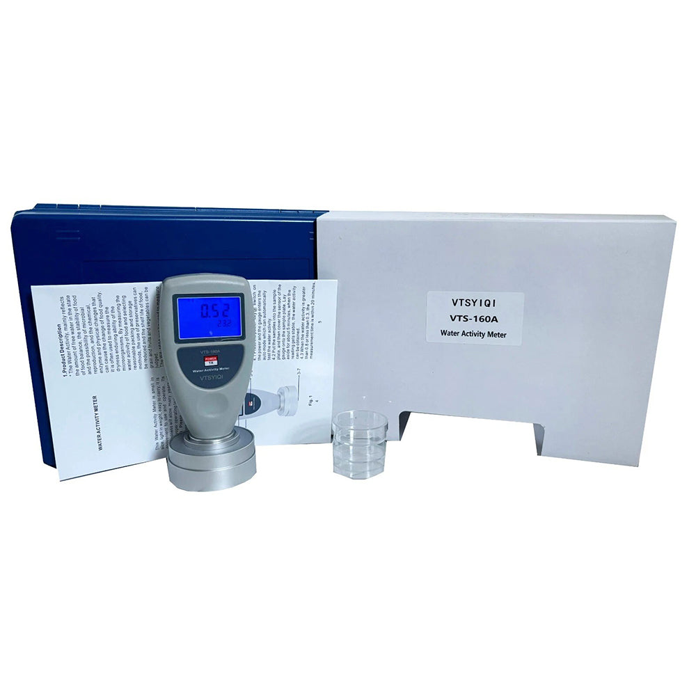 VTSYIQI Water Activity Tester AW Water Activity Monitor Measurement Instruments With Accuracy 0.02aw Range 0 to 1.0AW For Food Water Activity Meters Monitor LCD Digital Display