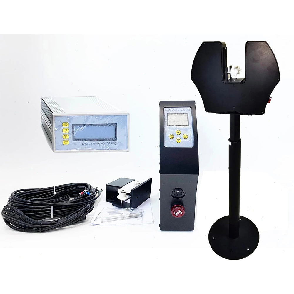 VTSYIQI High Precision Laser Diameter Gauge Non-contact Laser Scanning Large Scale Diameter Gauge with Tripod with Measuring Range 0.2-30mm Measuring Accuracy ±2um Digtial Display Control Box