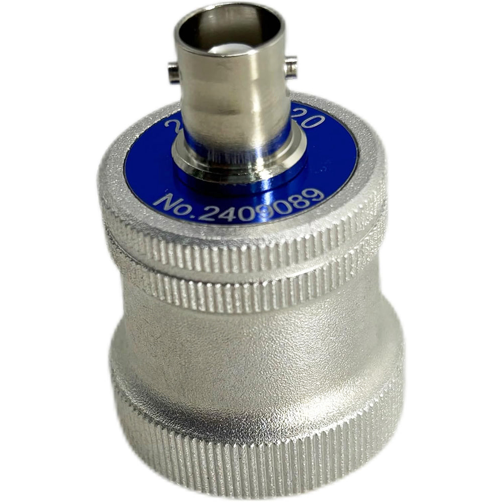 VTSYIQI Straight Beam Probe Transducer for Ultrasonic Flaw Detector JITAI910 KUT650 with Single Crystal Elements 2.5P 20mm Q9-Q9 Connector
