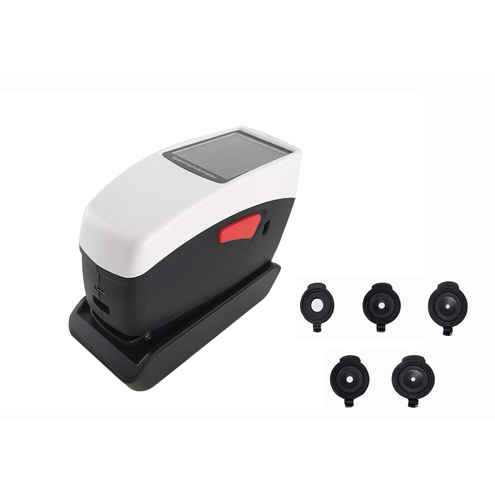 VTSYIQI Digital Spectrodensitometer Spectro-Densitometer Color Density Meter with Measurement Repeatability dE*ab≤0.02 Caliber Φ11mm Φ10mm Φ6mm Φ5mm Φ3mm Supports NetProf Network Calibration for The Printing Packaging Industry