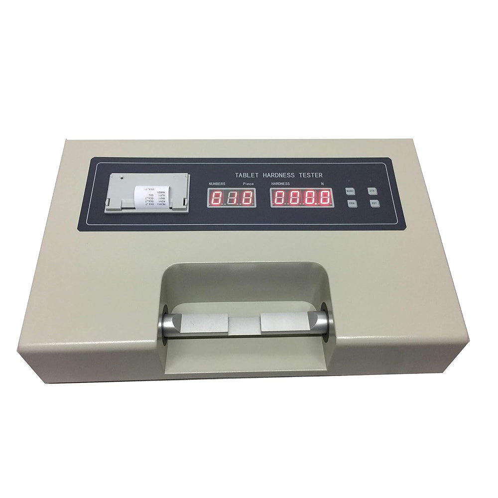 VTSYIQI Tablet Hardness Tester Meter Gauge with Hardness Range 2 to 199.9 N Accuracy ±1.5% Automatic Statistics Printing
