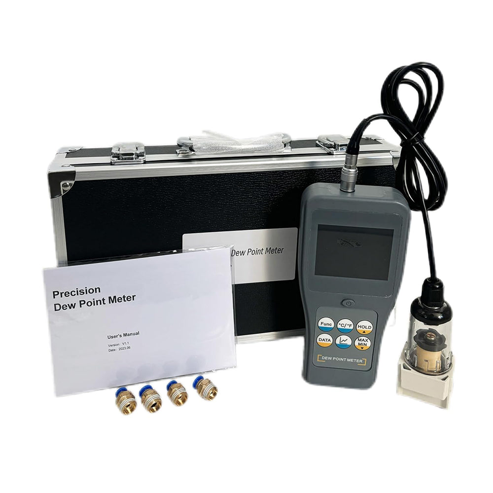 VTSYIQI Split Type Dew Point Meter DewPoint Analyzer with Separate Sen