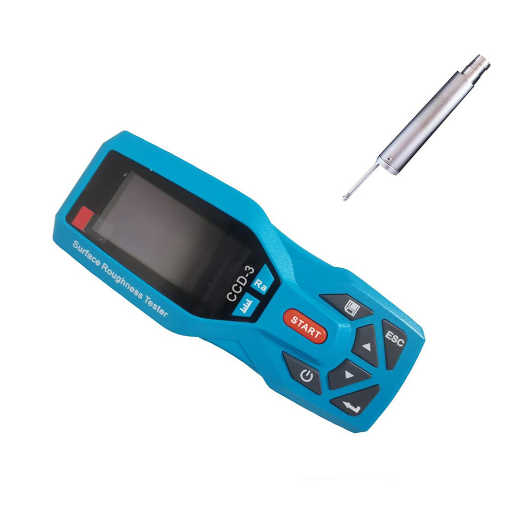 VTSYIQI Portable Surface Roughness Gauge Tester Meter with  Measuring Range Ra 0.005-16.000um Rz 0.02-160.00 Very Small Hole Sensors Suitable for φ＞2mm Maximum Depth 9mm
