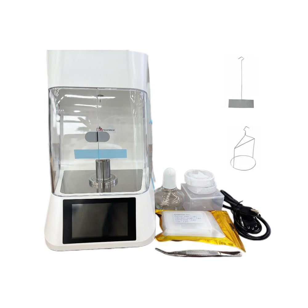 VTSYIQI Platinum Ring Platinum Board Surface Tension Meter Liquid Interfacial Tension Tester with Test Range 0-1000mN/m  Automatic Measurement Accuracy 0.1mN/m 4.3-inch Touch Screen Direct Data Reading