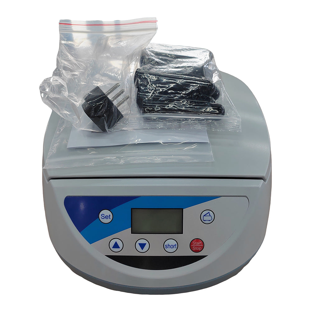 VTSYIQI Large Capacity Centrifuge Lab Digital Blood PRP Centrifuge with Max Capacity 12 *5/ 10ml Blood Tube Max RCF 2220xg Stepless Speed Regulation Max Speed 500-4000 r/min for Separating of Substances in Laboratory