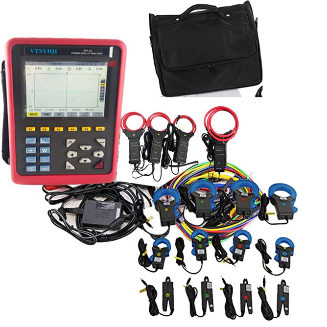 VTSYIQI Three-Phase Power Quality Recorder Analyzer Monitor Meter Powe