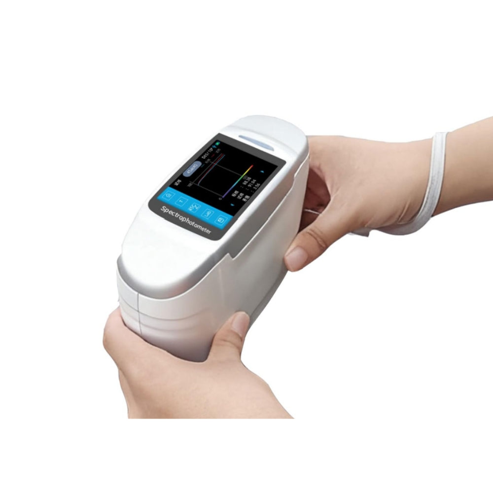 VTSYIQI Multi Angles Spectrophotometer Six Angles Spectrophotometer with Measurement Time About 4.5s Color Measuring Angles 45° Receiver 45as-15°,45as15°,45as25°, 45as45,45as75°,45as110° Spectral Range 400nm-700nm