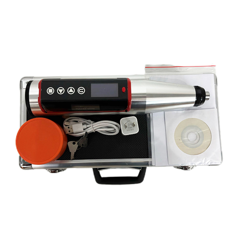 VTSYIQI Concrete Rebound Test Hammer Resiliometer Digital Concrete Tes